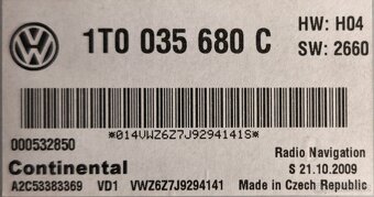 VW RNS510 1T0035680C LED aktualizované - 7