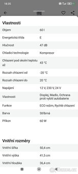 Kompresorová auto lednička ROK ZÁRUKA - 7