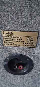 Repro Fane, mixážní pult - 7