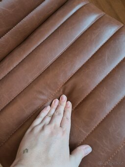 Kancelářská židle koňaková - 7