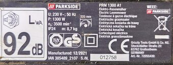 Elektrická sekačka na trávu Parkside PRM 1300 A1. - 7