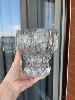 Křišťálová váza Květ 15 cm, Dagmar Kudrová Poděbrady - 7