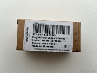 Magnetická kapesní svítila Škoda - 7