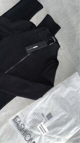 Černý overal Fashion Nova - 7