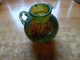 Keramické kačenky, keramický trakař,vázička - 7