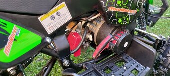 Nová dětská čtyřkolka R E-start - zelená - 7