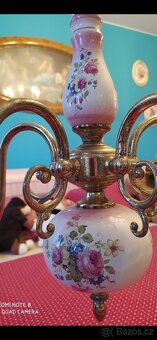 Malovaný porcelánový lustr - 7