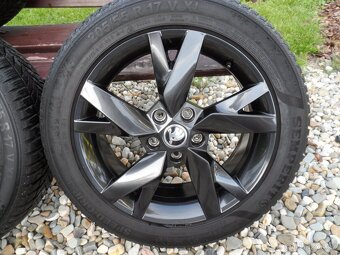 Originál Alu Kola 17 Škoda 5X112 ET 46 Zachovalé - 7