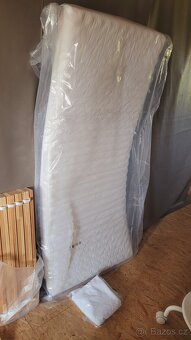 dětská postel IKEA KRITTER dřevěná, antialergická matrace - 7