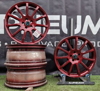 5x112 disky R20 červená POUŽTÝ STAV - 7