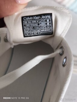 CALVIN KLEIN Jeans biele tenisky - 7