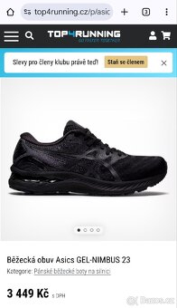 PRODÁM BOTY ASICS GEL NIMBUS 43.5 - 7