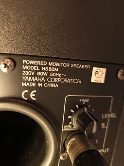 Studiové monitory Yamaha HS80M – pár - 7