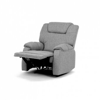 Křeslo TV-4088 šedé s ručním polohováním pro relaxaci - 7