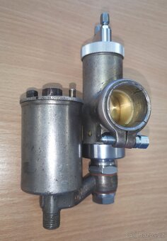 Predám bronzový karburátor Amal 6/142 na Jawu 500 OHV - 7