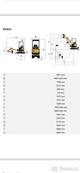 Minibagr CT18-9B - 1,9t (Yanmar motor) - AKCE - 7