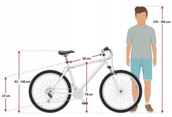 Odpružené horské kolo FATBIKE ALUMINIUM rám - 7