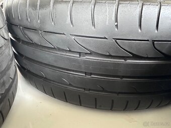 Alu sada kol Trinity 5x112 R19, cololeštěné, chrom + pneu - 7