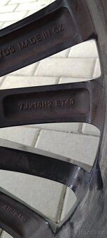 ALU kola 5x112 r18 - originál Kodiaq - 7