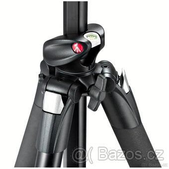 Manfrotto 055XPROB PRO TRIPOD BLACK + Manfrotto 229 Hlava 3D - 7
