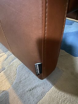 KOŽENÝ DVOUSED Segmüller -D POLOHOVATELNÝ, S PODNOŽNÍKEM - 7