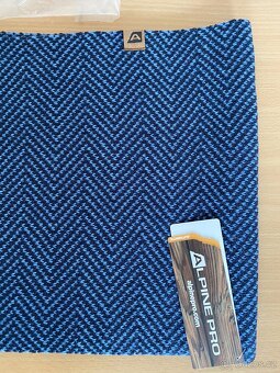 Nová unisex kruhová šála ALPINE PRO - modro-černá - 7