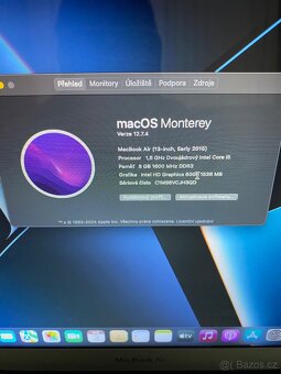 MacBook Air 13, Early 2015, Model A1466 128GB, 1.6 Ghz 2-jad - 7