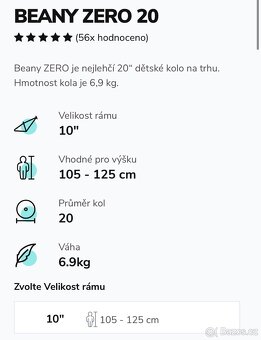 Dětské kolo Beany Zero 20 - 7
