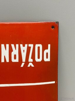 smaltovaná cedule požární nářadí cedule smalt tabule - 7