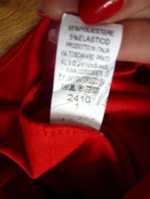 Červené šaty New Collection vel. S - 7