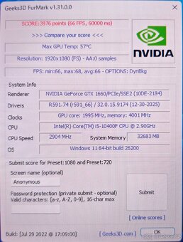 MSI GTX 1660 6GB GDDR5 - 7