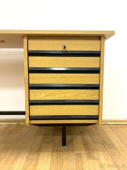 Retro psací stůl 70. léta industriální - 7