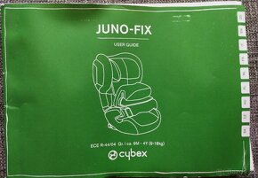 Autosedačka Cybex Juno Fix (9-18 kg) s pultíkem - 7