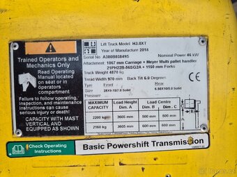 Vysokozdvižný vozík Hyster 3t, LPG, ZÁRUKA - 7