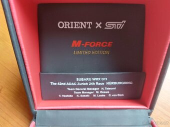 Orient SEL07003D0 M-Force STI Subaru Limited Edition - 7