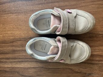 Kožené tenisky celoročky boty na suchý zip D.D.Step - 7