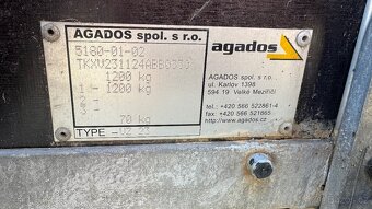 Přívěsný brzděný vozík Agados 23 B1-V - 7