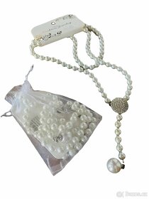 Luxusní perlový náhrdelník - krásný dárek na Vánoce - 7