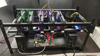 GPU rig minery - 6x RTX3060 - 7