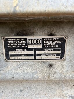 Přívěsný vozík Hapert 2000kg - 7