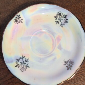 Kahla Durynsko porcelánový šálek s podšálkem dvě dívky - 7