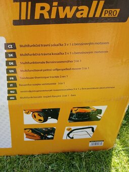 Multifunkční travní sekačka 3 v 1 s benzínovým motorem - 7