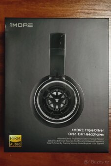 1MORE Triple Driver Over Ear - černostříbrná - 7