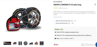 Originální příčníky a sněhové řetezy na Volvo V40 - 7