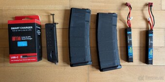 Airsoft M4 + vše potřebné ke střílení - 7