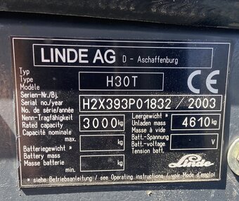VZV LINDE H30T - 7