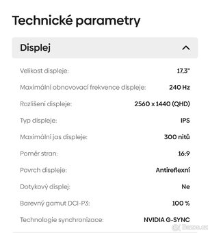 ASUS ROG Strix G17 (G713PV-LL045W) šedý - 7