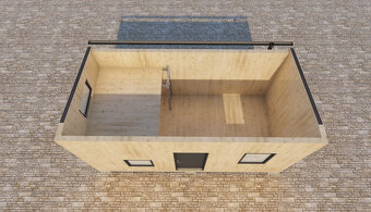 Kontejner 6x3x3, chata, kancelář, tiny hous - 7