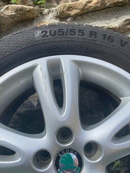 originální škoda octavia I Alu kola cela sada 16 - 7