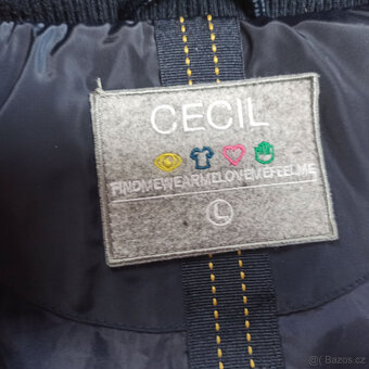 dámská zimní bunda - kabát Cecil L - XL TOP STAV - 7